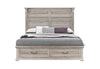 TATUM NATURAL QUEEN BED WITH STORAGE