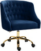 Arden Navy Velvet Office Chair image