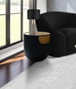 Doma Black / Gold End Table