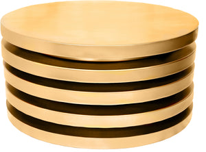 Levels Brushed Gold Coffee Table image