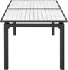 Nizuc White manufactured wood Outdoor Patio Aluminum Dining Table