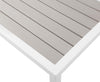 Nizuc Grey manufactured wood Outdoor Patio Aluminum Coffee Table