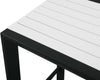 Nizuc White manufactured wood Outdoor Patio Aluminum Rectangle Bar Table