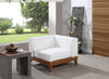 Rio Off White Waterproof Fabric Outdoor Patio Modular Corner Chair