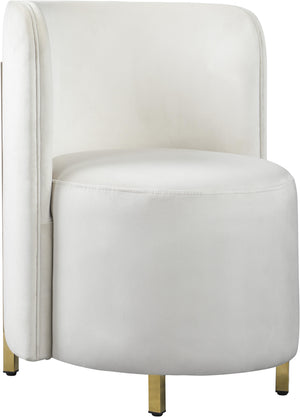 Rotunda Cream Velvet Accent Chair image