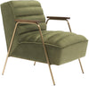 Woodford Olive Velvet Accent Chair image