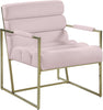 Wayne Pink Velvet Accent Chair image