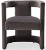 Blair Grey Velvet Accent Chair