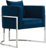 Pippa Navy Velvet Accent Chair image