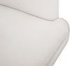 Rays Cream Velvet Accent Chair