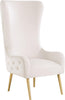 Alexander Cream Velvet Accent Chair image