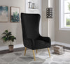 Alexander Black Velvet Accent Chair