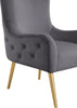 Alexander Grey Velvet Accent Chair