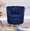 Lily Navy Velvet Accent Chair
