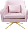 Paloma Pink Velvet Accent Chair