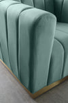 Marlon Mint Velvet Sofa