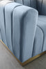 Marlon Sky Blue Velvet Sofa