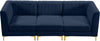 Alina Navy Velvet Modular Sofa