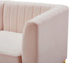 Alina Pink Velvet Modular Sectional