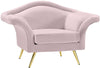 Lips Pink Velvet Chair image