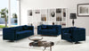 Isabelle Navy Velvet Loveseat