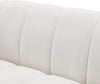 Elijah Cream Velvet Sofa