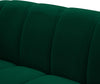 Elijah Green Velvet Loveseat