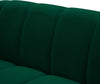 Elijah Green Velvet Sofa