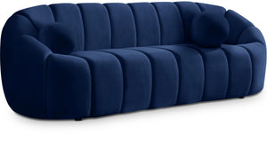 Elijah Navy Velvet Sofa image
