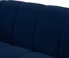 Elijah Navy Velvet Sofa