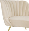 Margo Cream Velvet Chaise