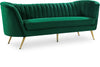 Margo Green Velvet Sofa image