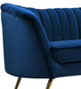 Margo Navy Velvet Sofa