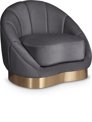Shelly Grey Velvet Chair image