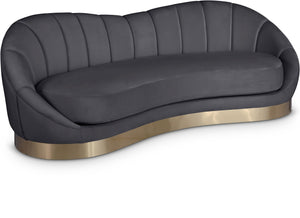 Shelly Grey Velvet Sofa image