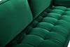 Emily Green Velvet Loveseat