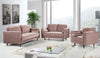 Emily Pink Velvet Loveseat