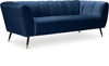Beaumont Navy Velvet Sofa image