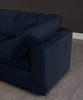 Cozy Navy Velvet Cloud Modular Sofa