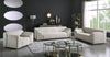 Naya Cream Velvet Loveseat