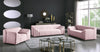 Naya Pink Velvet Sofa