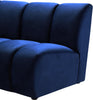 Infinity Navy Velvet 4pc. Modular Sectional