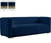 Ravish Navy Velvet Sofa