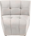 Limitless Cream Velvet Modular Chair