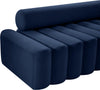 Melody Navy Velvet Loveseat