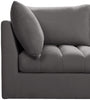 Jacob Grey Velvet Modular Sofa