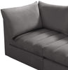 Jacob Grey Velvet Modular Sectional