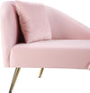 Nolan Pink Velvet Chaise