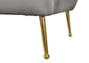 Tori Grey Velvet Chair