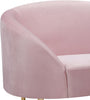 Ritz Pink Velvet Chair